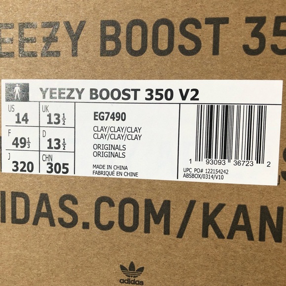 Yeezy boost 350 v2 clay size 14 brand new - Picture 5 of 5